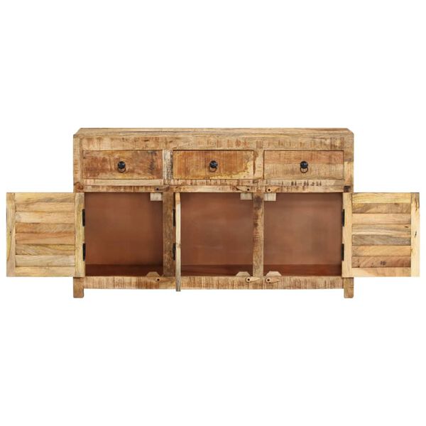 vidaXL Sideboard 110x30x65 cm Massivholz Mango