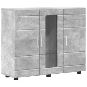 vidaXL Holzschrank Beton Grau Holzwerkstoff