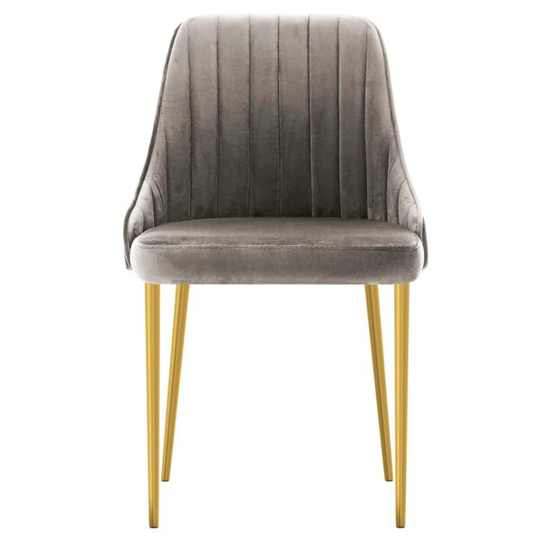 vidaXL Esszimmerst&uuml;hle 6 Stk. Hellgrau Samt