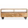 vidaXL TV-Schrank Massivholz Mango 120x30x48 cm