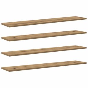 vidaXL Regalbrett 3 Ebenen 4 stk. 100 x 20 x 1.5 cm Holzwerkstoff