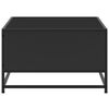 vidaXL Couchtisch Schwarz 100x57x35 cm Holzwerkstoff und Metall