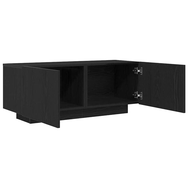 vidaXL TV-Schr&auml;nk Schwarz Eichen-Optik 100 x 35 x 40 cm Holzwerkstoff