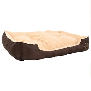 vidaXL Hundebett Braun und Beige XXL