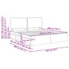 vidaXL Bettrahmen Graues Sonoma 180 x 200 cm Massives Kiefernholz