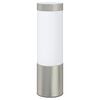 vidaXL Außenwandleuchte Silber 12 x 7.5 x 27 cm Edelstahl