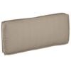 vidaXL Kissen Taupe 120 x 50 x 12 cm Oxford-Stoff