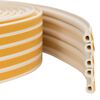 vidaXL Selbstklebende Fensterdichtung Wei&szlig; 9 x 6 mm 12 m