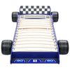 vidaXL Kinderbett im Rennwagen-Design 90 x 200 cm Blau