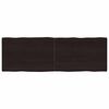 vidaXL Tischplatte 180x60x(2-4) cm Massivholz Behandelt Baumkante