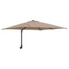 vidaXL Garten-Sonnenschirm Taupe 248,5 x 247,5 x 160 cm