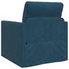 vidaXL Schlafsofa Blau 74 x 77 x 81 cm Samt