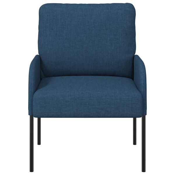 vidaXL Sofas mit Kissen 55cm Blau Sperrholz