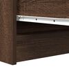 vidaXL Sideboard Braun Eichen-Optik 100x35x76 cm Holzwerkstoff