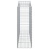 vidaXL Gabionen mit Hochbogen 9 Stk. 200x50x140/160cm Verzinktes Eisen