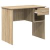 vidaXL Schreibtisch Sonoma-Eiche 90 x 49 x 75 cm Holzwerkstoff