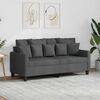 vidaXL 2-Sitzer-Sofa Dunkelgrau 140 cm Stoff