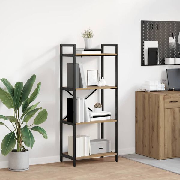 vidaXL Bücherregal Artisan-Eiche 56 x 34 x 133,5 cm Holzwerkstoff