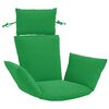 vidaXL Adirondack Kissen PUTTEN 100 % Polyester Gr&uuml;n 60 x 145 x 10 cm