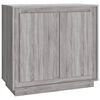 vidaXL Sideboard Grau Sonoma 80x34x75 cm Holzwerkstoff