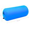 vidaXL Aufblasbare Gymnastik-Rolle mit Pumpe 120x90 cm PVC Blau