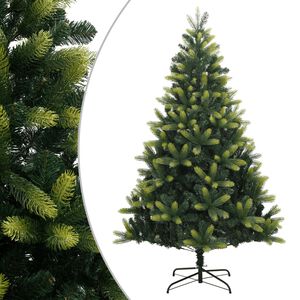 vidaXL K&uuml;nstlicher Weihnachtsbaum Klappbar mit St&auml;nder 120 cm