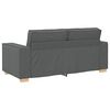 vidaXL 2-Sitzer Sofa Dunkelgrau 180x78x84 cm Stoff