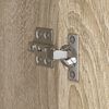 vidaXL Badezimmerschrank mit T&uuml;r Sonoma 40 x 30 x 100 cm Holzwerkstoff