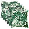 vidaXL Kissenbezug 6 pcs HEERLEN Blattmuster 30 x 30 cm Polyester