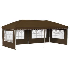 vidaXL Pop-up Partyzelt 575 x 289 x 245 cm Taupe