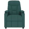 vidaXL Massagesessel Dunkelgrün Stoff