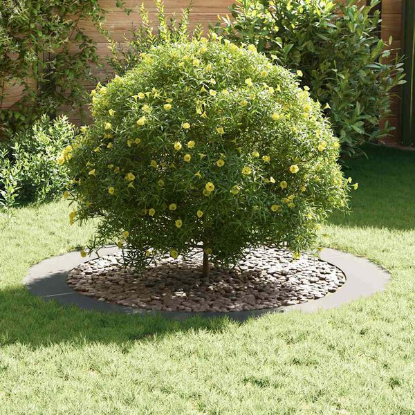 vidaXL geeignet für flache Baumringe 5 pcs Silber Ø90 / 120 cm