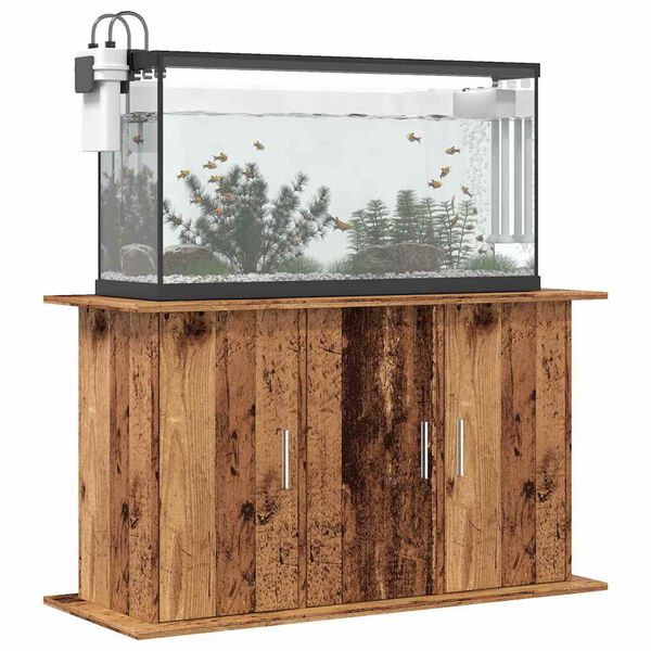 vidaXL Aquariumst&auml;nder Altholz-Optik 101x41x58 cm Holzwerkstoff