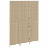 vidaXL Raumteiler Beige 147 x 180 cm Poly-Rattan