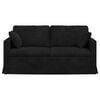 vidaXL Sofa Schwarz Gesamtabmessungen: 158 x 78 x 80 cm (B x T x H)