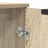 vidaXL Badezimmerschrank mit Speicher Sonoma-Eiche 64,5 x 33,5 x 59 cm