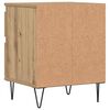 vidaXL Nachttische 2 Stk. Artisan-Eiche 40x35x50 cm Holzwerkstoff