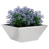 vidaXL Garten-Pflanzgef&auml;&szlig; 5 pcs Silber 35 x 35 x 15 cm Edelstahl