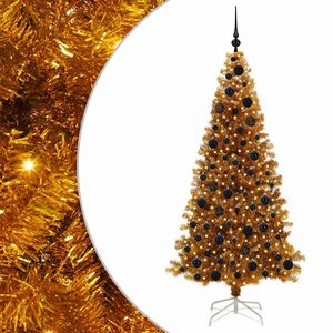 vidaXL Weihnachtsbaum Gold 180 cm PET