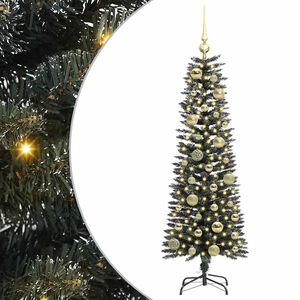 vidaXL K&uuml;nstlicher Weihnachtsbaum mit 150 LEDs mit St&auml;nder Gr&uuml;n 120 cm