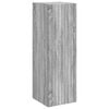 vidaXL Wandmontierter Badezimmerschrank Grau Sonoma 33 x 34,5 x 100 cm