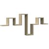 vidaXL Wandregal Sonoma-Eiche 104,5x10x43 cm Holzwerkstoff