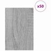 vidaXL Dekoplatten 50 pcs Graues Sonoma 40 x 60 x 0.27 cm