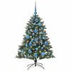 vidaXL K&uuml;nstlicher Weihnachtsbaum mit 150 LEDs mit St&auml;nder Gr&uuml;n 120 cm