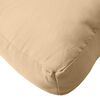 vidaXL Palettenkissen 3-tlg. Melange Beige Stoff
