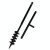 Bohrer mit Griff 100 mm Doppelspirale Schwarz