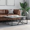 vidaXL Couchtisch Grau Sonoma 100x100x40 cm Holzwerkstoff