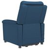 vidaXL Massagesessel mit Aufstehhilfe Blau Stoff