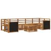 vidaXL Outdoor-Sofagarnitur 8 pcs Natur Massivholz Akazie
