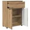 vidaXL Badezimmerschrank mit Regal Artisan-Eiche 72,5 x 36,5 x 100 cm